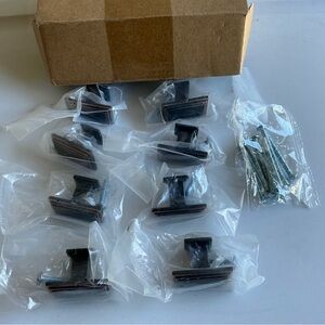 Ravinte Oil Rubbed Bronze Rectangular Cabinet Knobs 8 Pack New Open Box
